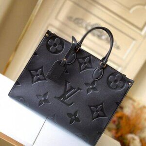 Louis Vuitton Empreinte Monogram Giant Onthego MM Black (NEW)